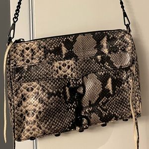 Rebecca Minkoff Snake Skin Pattern Crossbody Bag